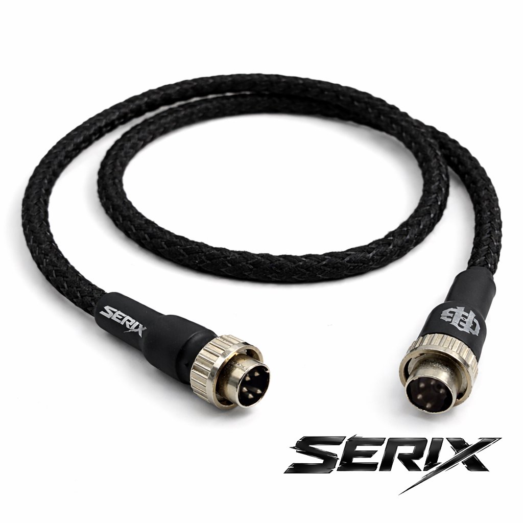 Serix 5 Pin Din Cable OCC Silver Interconnect For Naim SNAIC