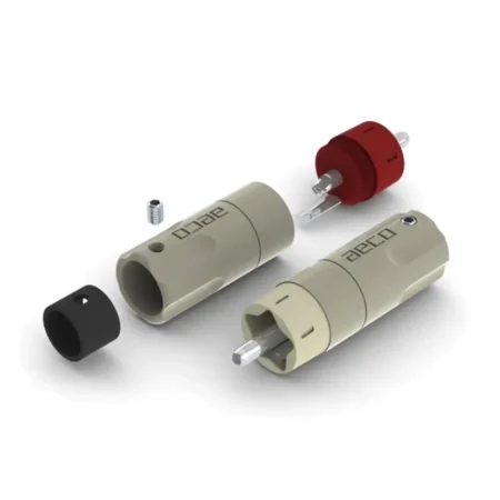Pure Silver RCA Connector aeco ARP-4055 1 x set of 4