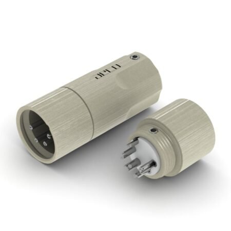 AX4-1611R AECO 4 Pin XLR Rhodium Plated Tellurium Copper Contacts